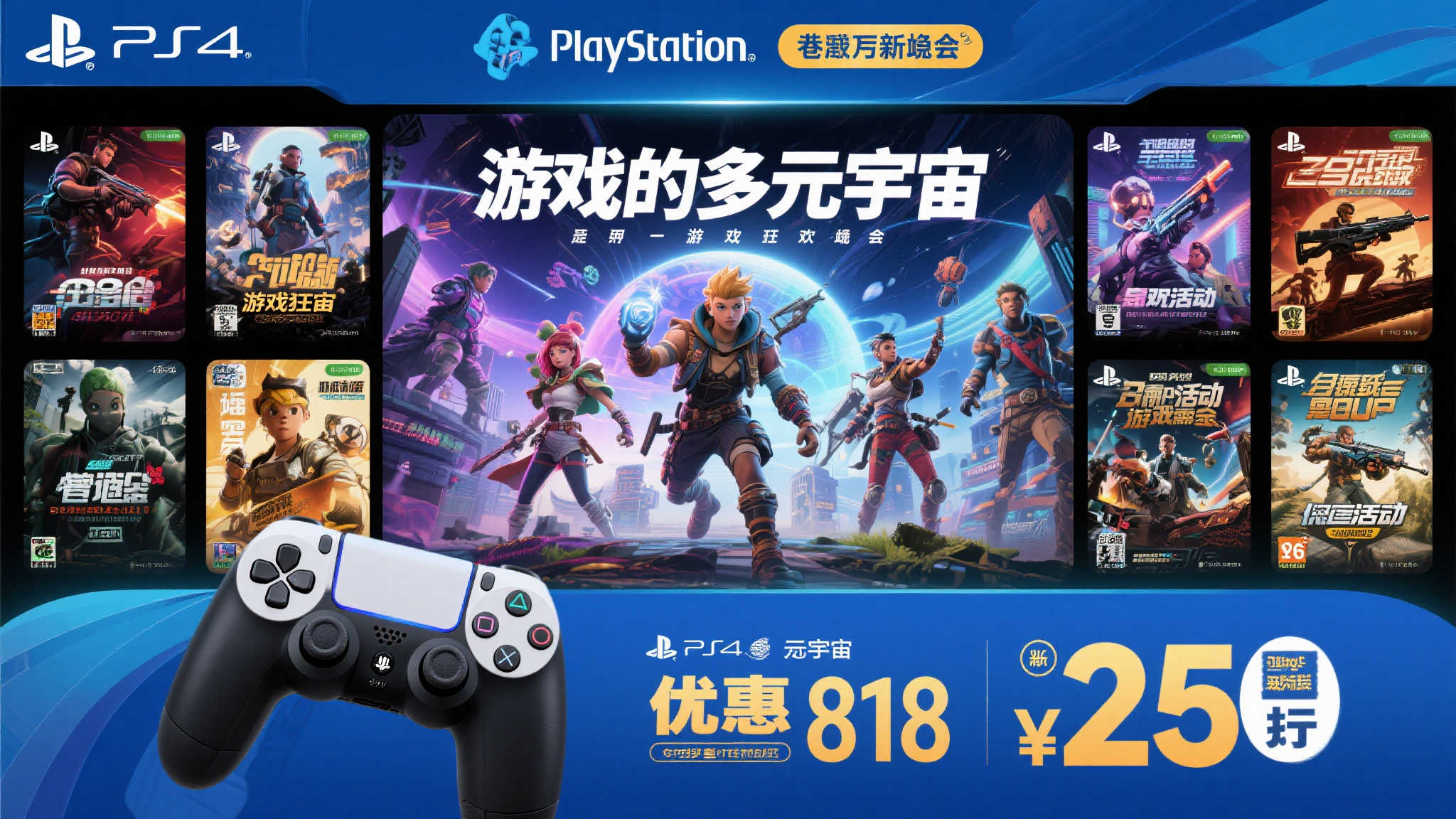 PS港服「游戏多元宇宙」超值优惠,最低2.5折起! PS港服「游戏多元宇宙」超值优惠,最低2.5折起!