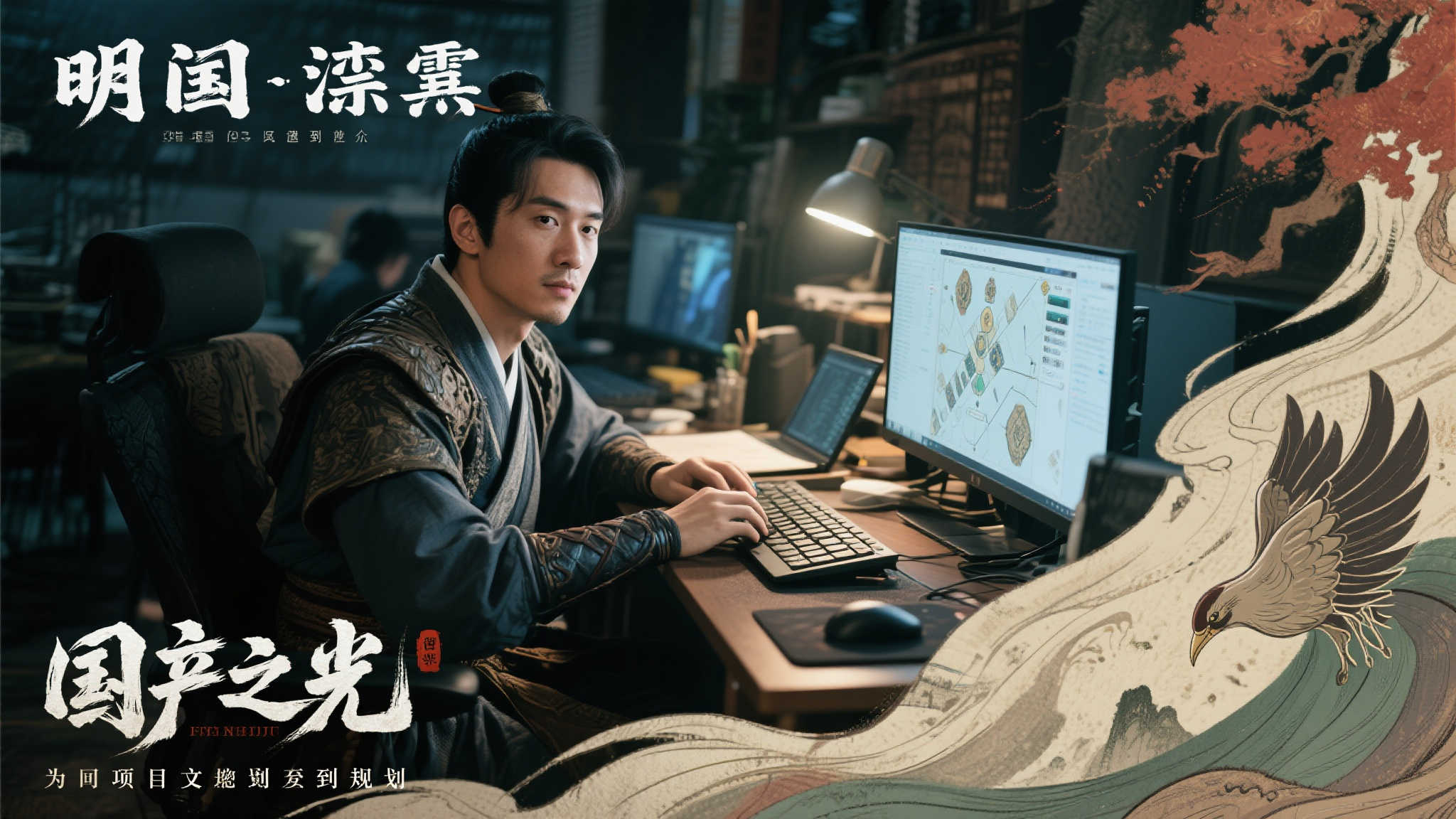 《明末：渊虚之羽》制作人夏思源近况曝光：工作压力让人心疼！