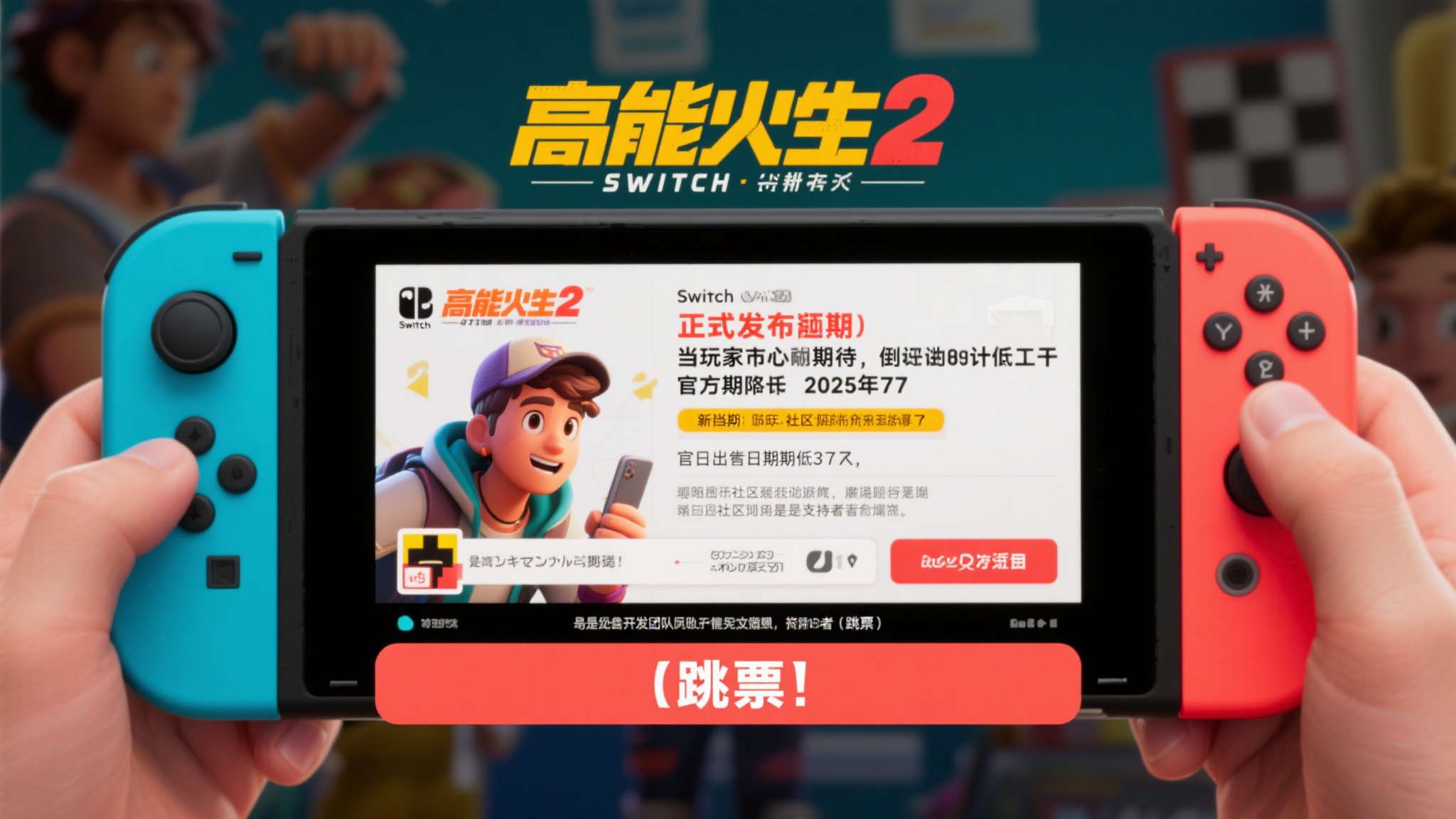 延期三个月！《高能人生2》Switch 2版官宣跳票至7月
