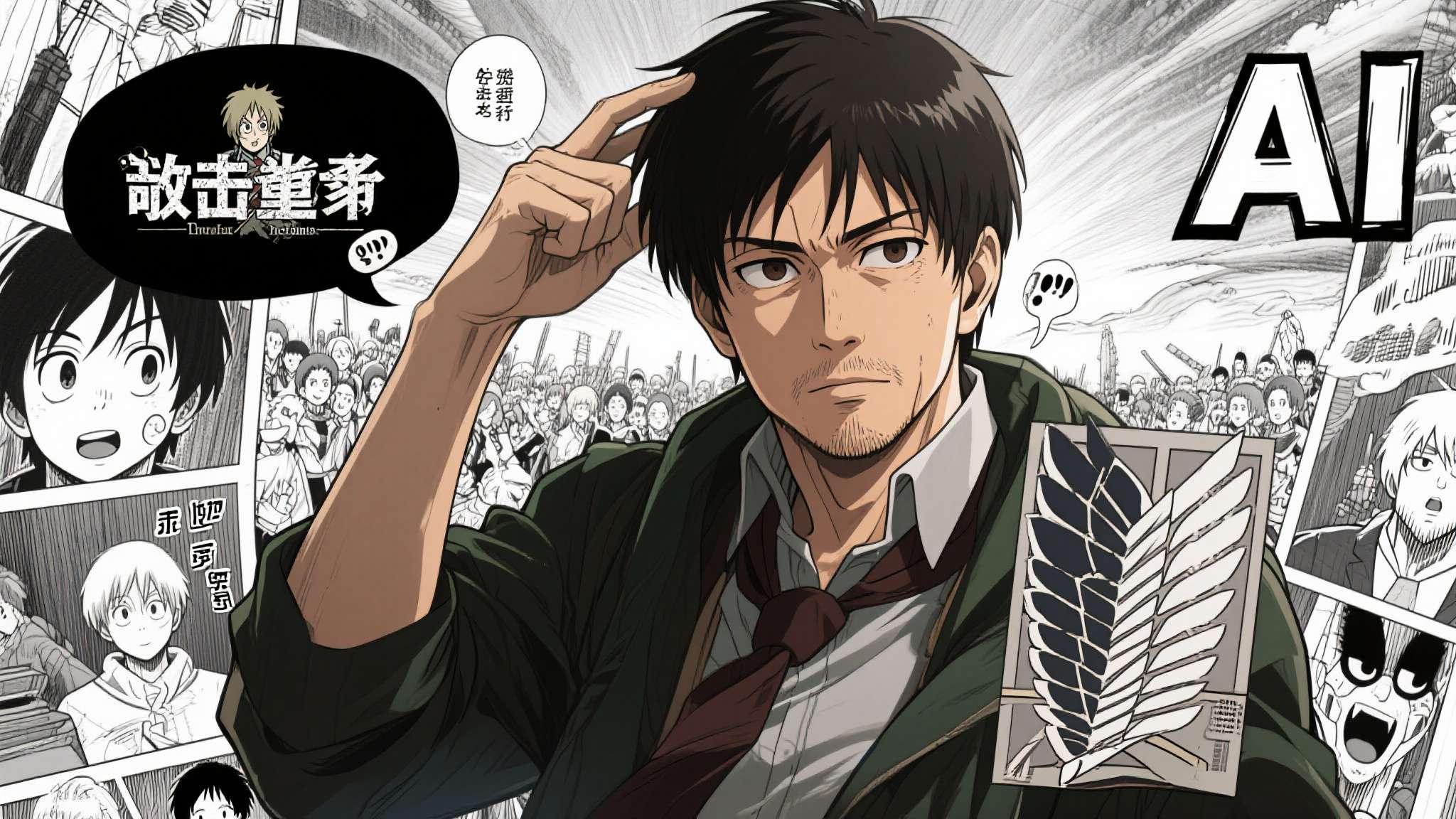 《巨人》作者谏山创没退休 新作AI化身实况主搞笑喜剧
